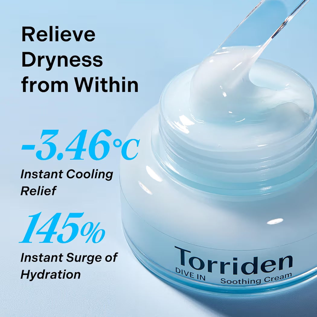 Dive-in Low Molecular Hyaluronic Acid Soothing Cream, 100ml
