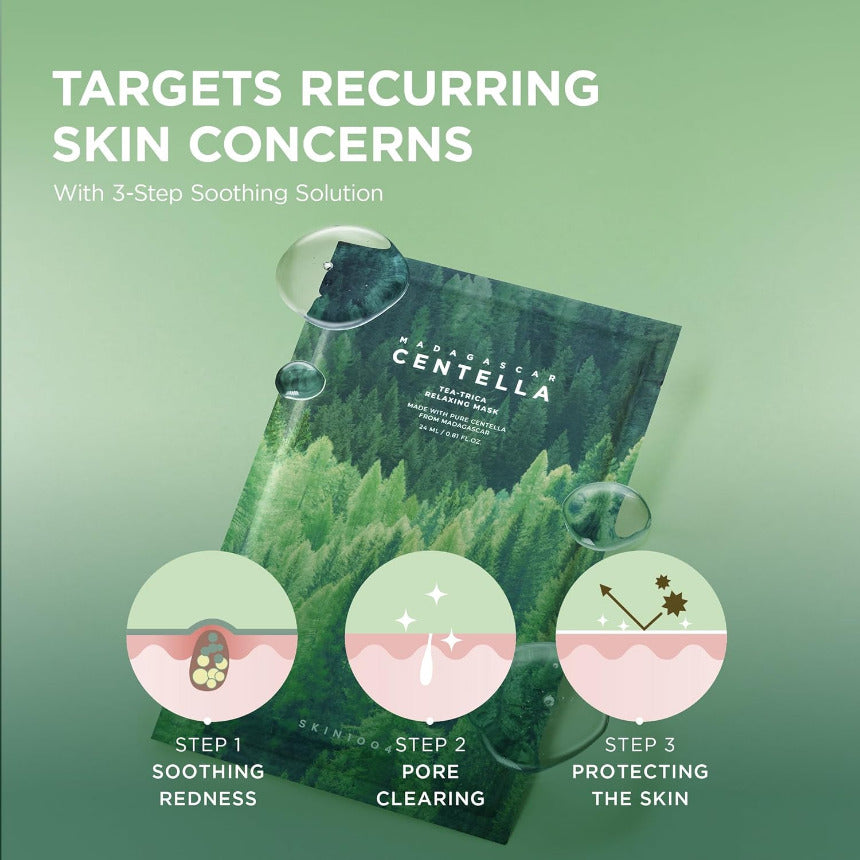 Madagascar Centella Tea-Trica Relaxing Mask