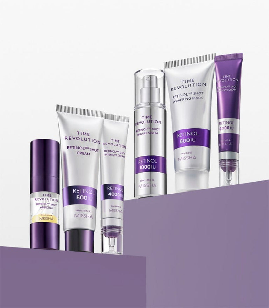 Time Revolution Retinol 500 Shot Wrapping Mask 80g