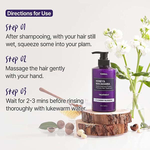 Honey & Macadamia Protein Treatment, Amber Vanilla 500ml