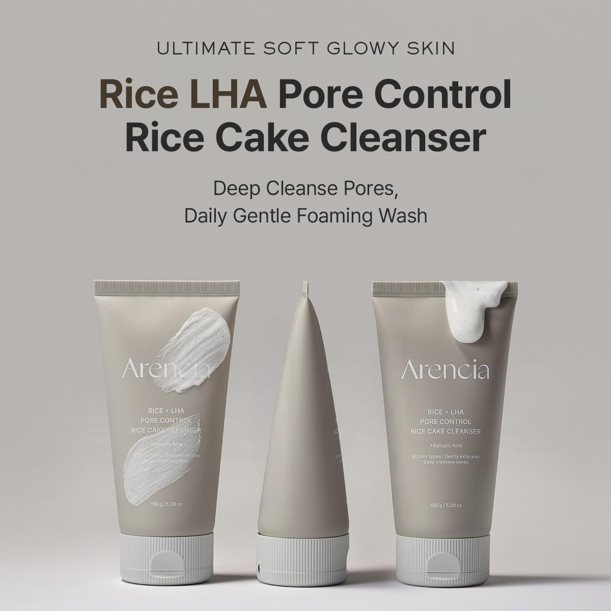 Rice + LHA Pore Control Rice Cake Cleanser 150ml