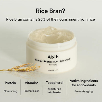 Rice Probiotics Overnight Mask Barrier Jelly 80ml