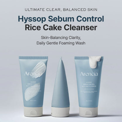 Hyssop Sebum Control Rice Cake Cleanser 150ml
