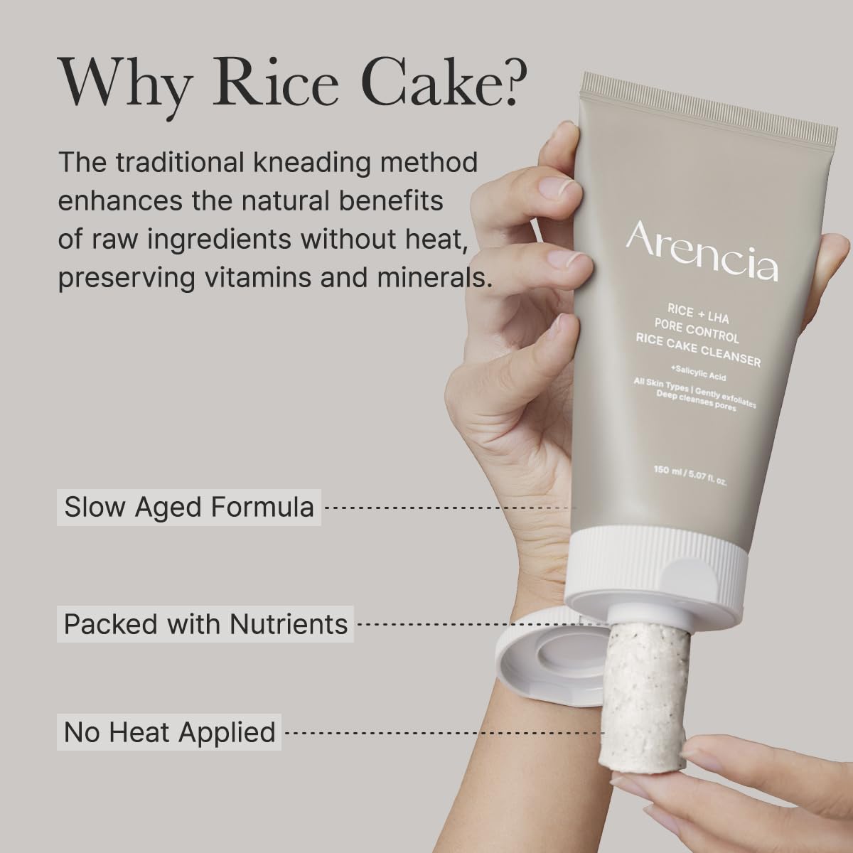 Rice + LHA Pore Control Rice Cake Cleanser 150ml