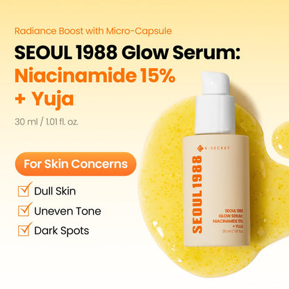 SEOUL 1988 Glow Serum Niacinamide 15% + Yuja 30ml
