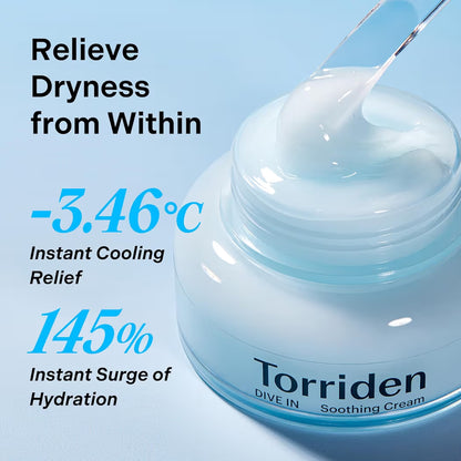 Dive-in Low Molecular Hyaluronic Acid Soothing Cream, 100ml