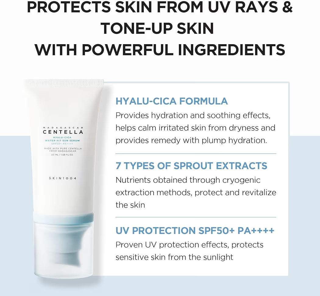 Madagascar Centella Hyalu-Cica Water-Fit Sun Serum 100ml