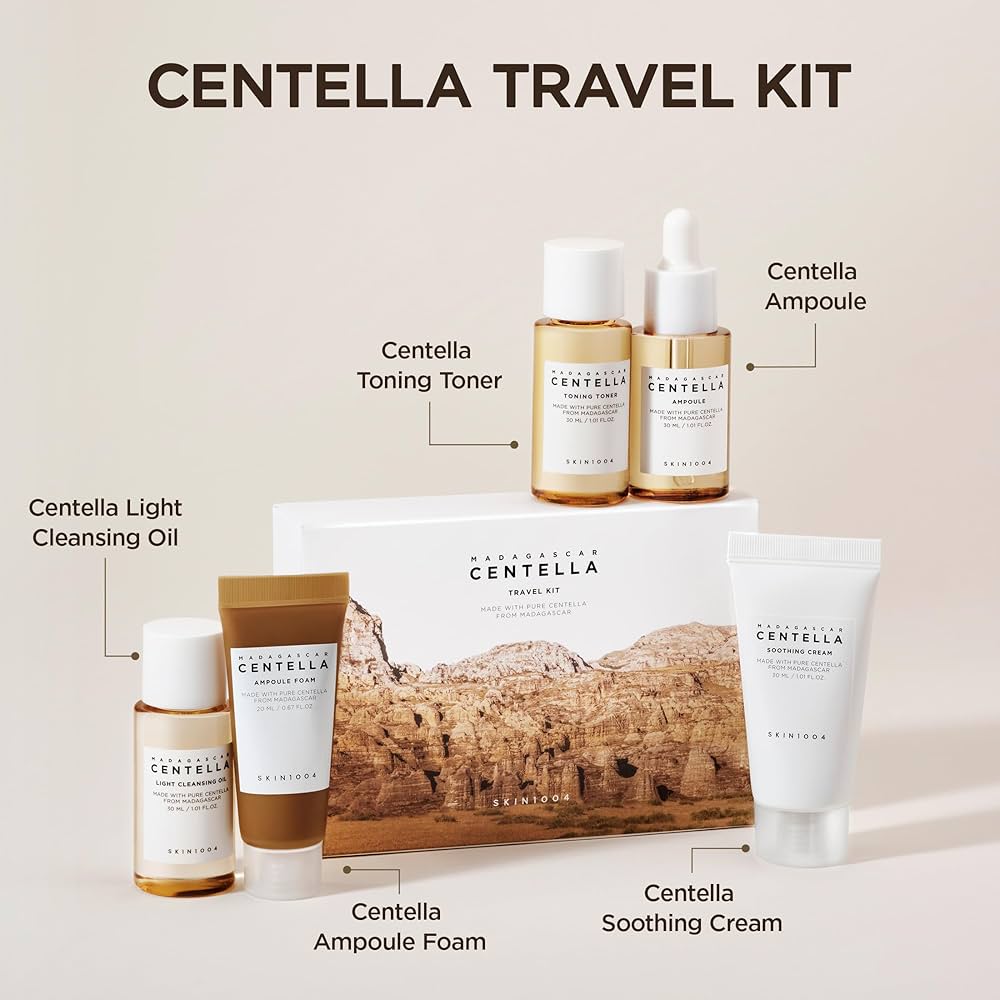 Madagascar Centella Travel Kit