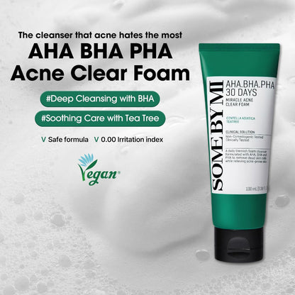 AHA-BHA-PHA Miracle Acne Clear Foam 100ml