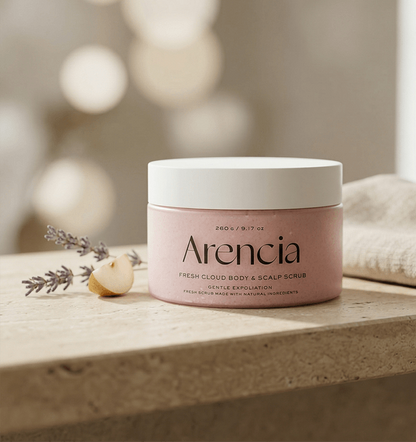 Cloud Body & Scalp Scrub Lavendel & Pear
