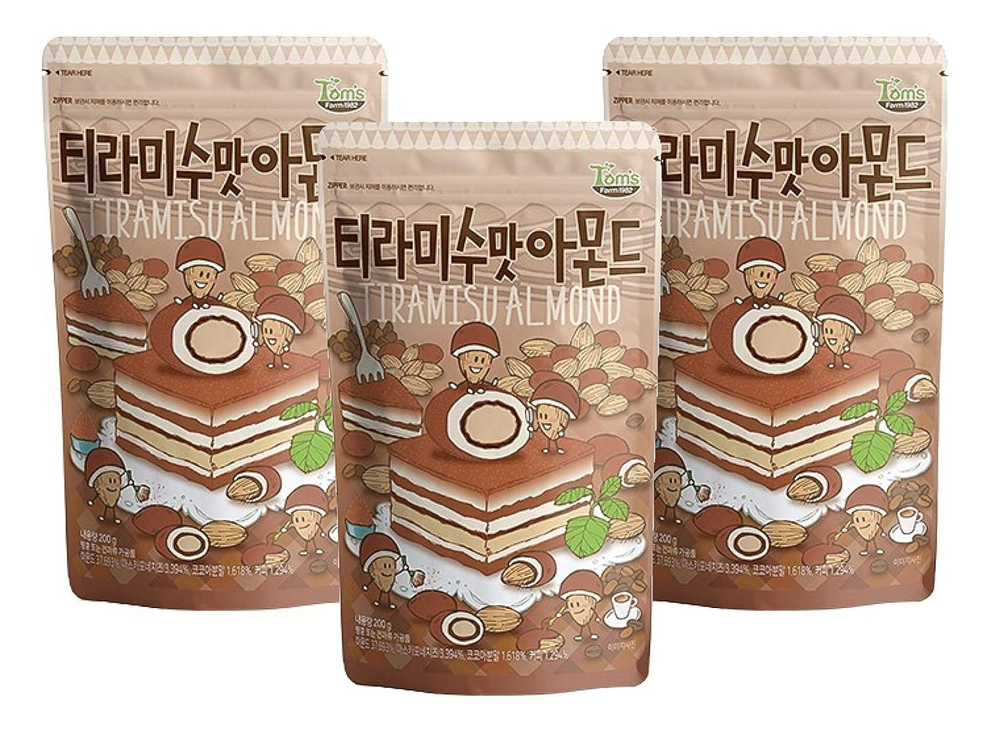 HBAF Tiramisu Almond 120g