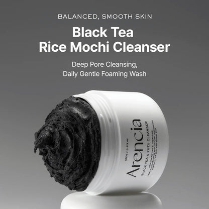Black Tea Rice Mochi Cleanser 120g