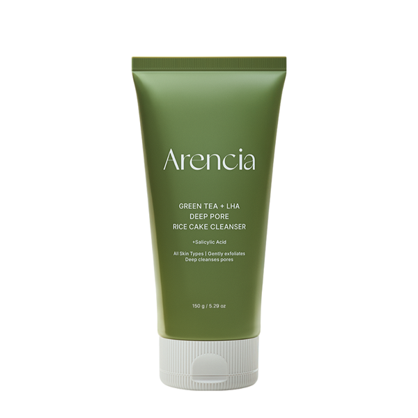 Green Tea + LHA Deep Pore Rice Cake Cleanser 150g
