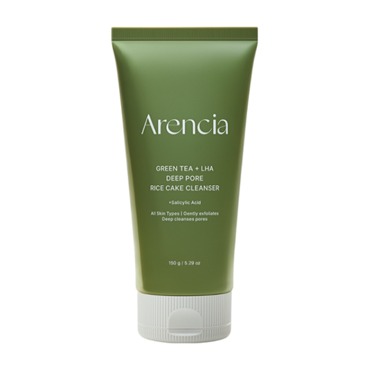 Green Tea + LHA Deep Pore Rice Cake Cleanser 150g