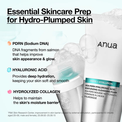 PDRN Hyaluronic Acid Moisturizing Cleansing Foam 150ml