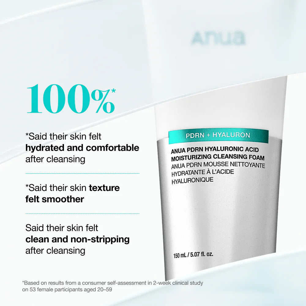 PDRN Hyaluronic Acid Moisturizing Cleansing Foam 150ml