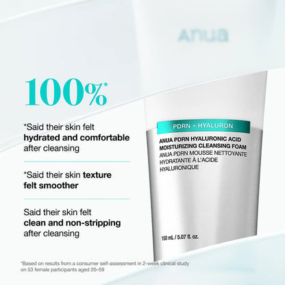 PDRN Hyaluronic Acid Moisturizing Cleansing Foam 150ml