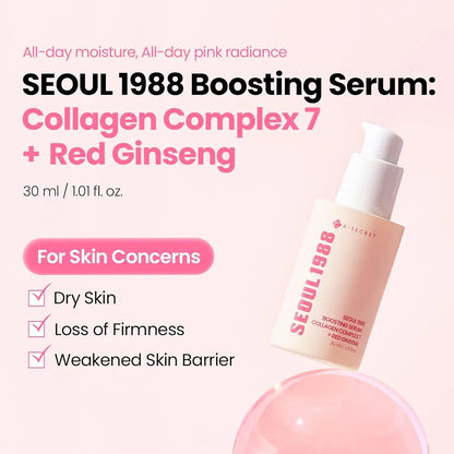 SEOUL 1988 Boosting Serum: Collagen Complex 7 + Red Ginseng 30ml