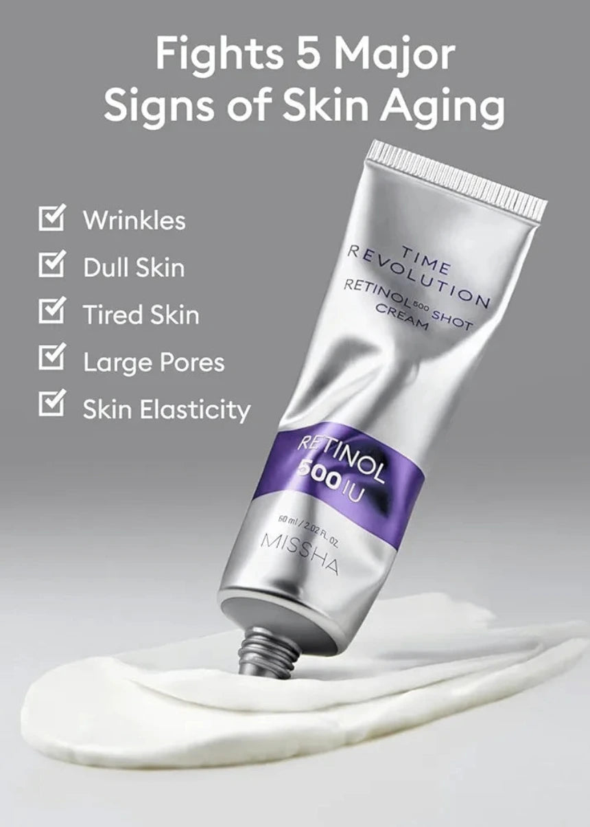 Time Revolution Night Repair Retinol 500 Shot Cream 60ml