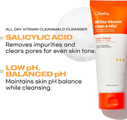 All Day Vitamin Clean & Mild Facial Cleanser 150ml