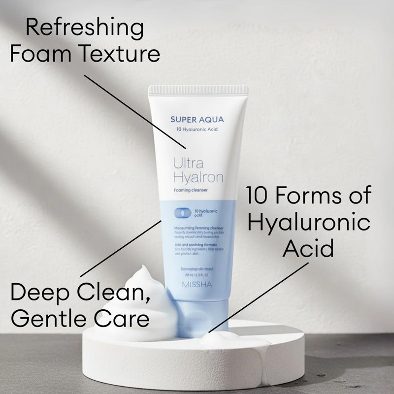 Super Aqua Ultra Hyalron Cleansing Foam 200ml