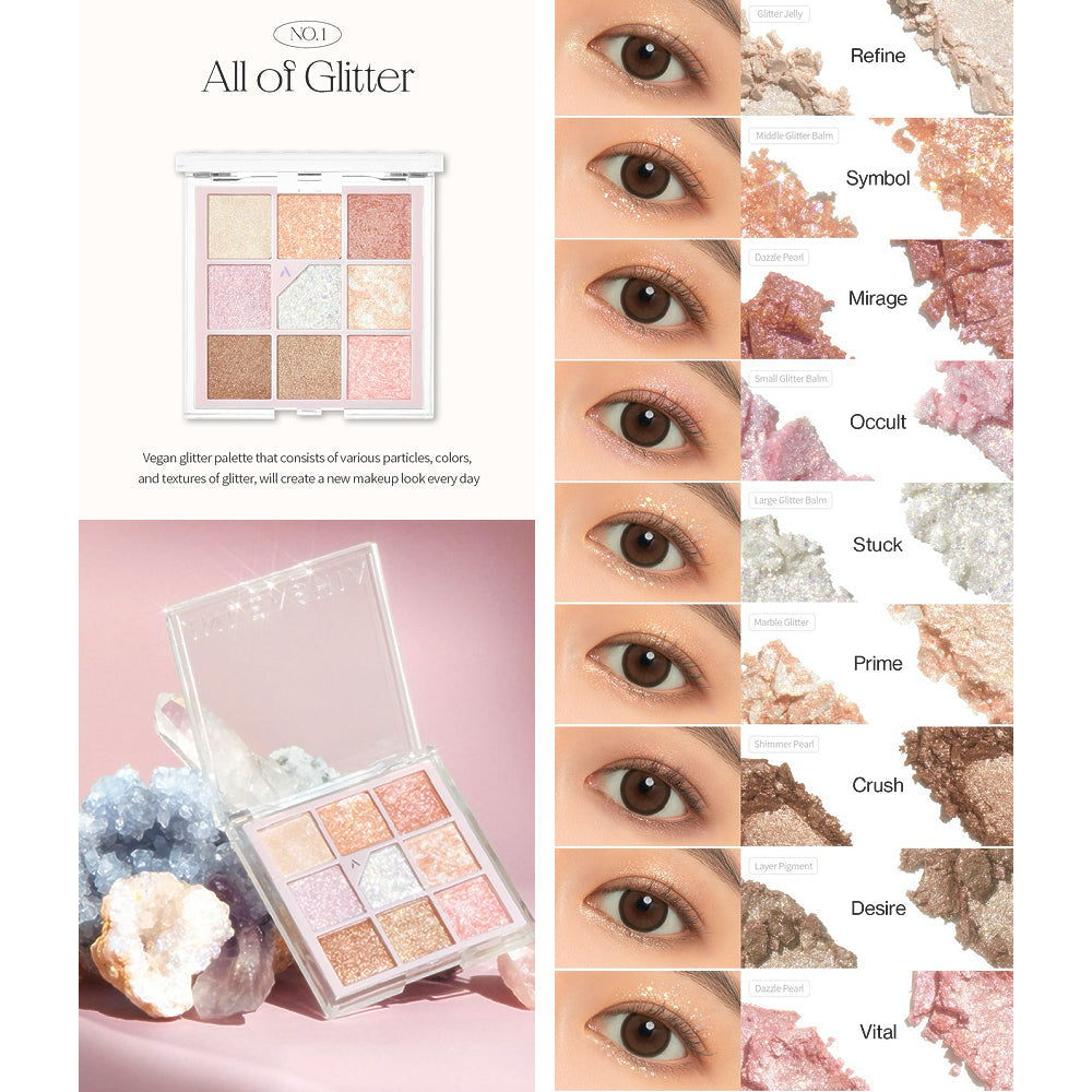 Glitterpedia Eye Palette #01 All of Glitter 6,6g