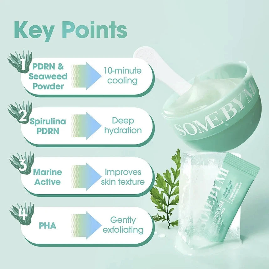 PDRN Spirulina Soothing Sherbet Mask