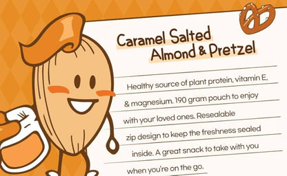 HBAF Almond Salted Caramel & Pretzel 120g
