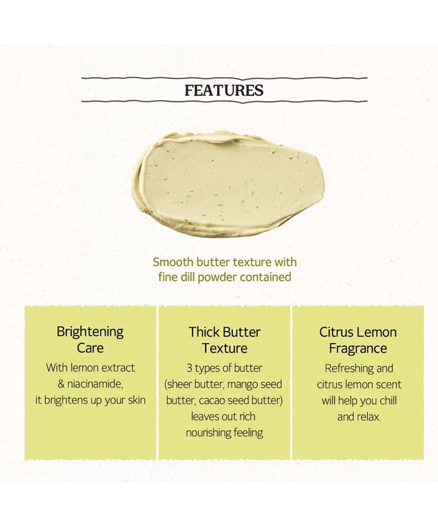 Lemon Dill Butter Food Mask 120g