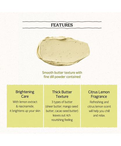 Lemon Dill Butter Food Mask 120g