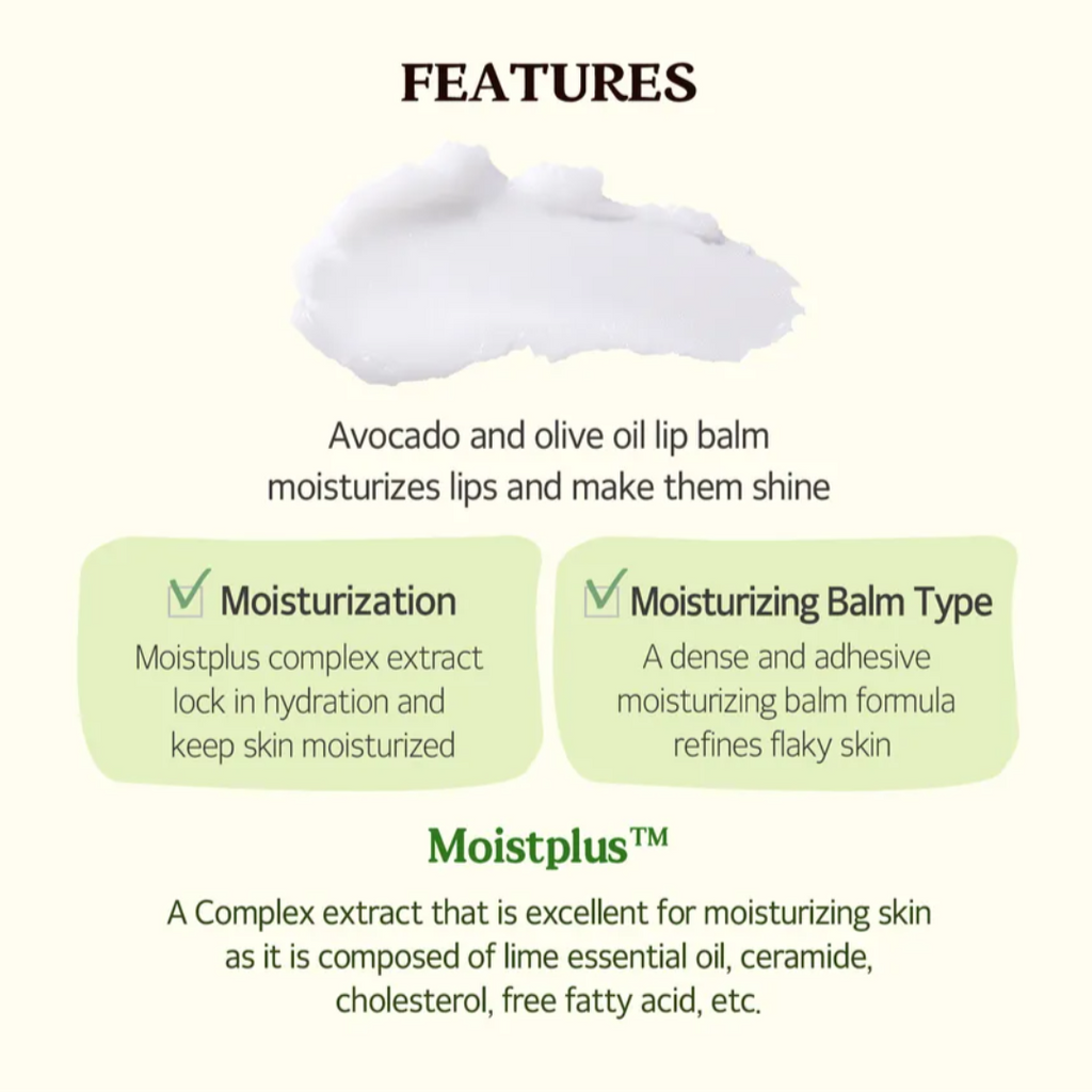 Avocado & Olive Lip Balm 12g