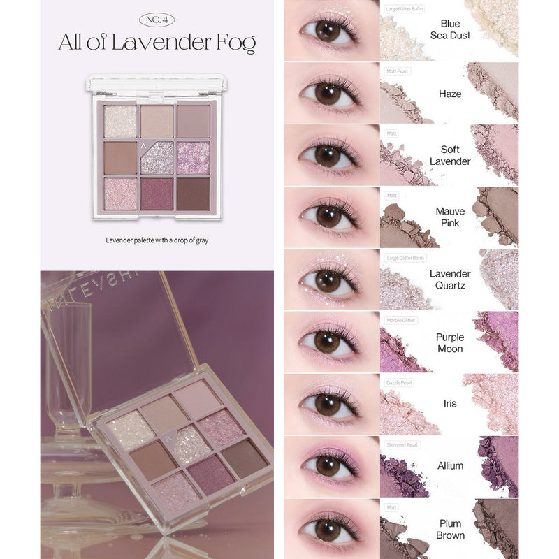 Glitterpedia Eye Palette #03 Lavendel Fog 6,6g