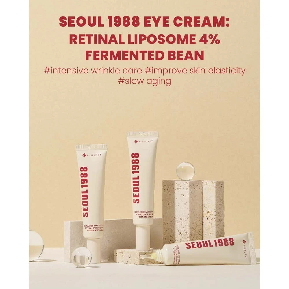 SEOUL 1988 Eye Cream: Retinal Liposome 4% + Fermented Bean 30ml