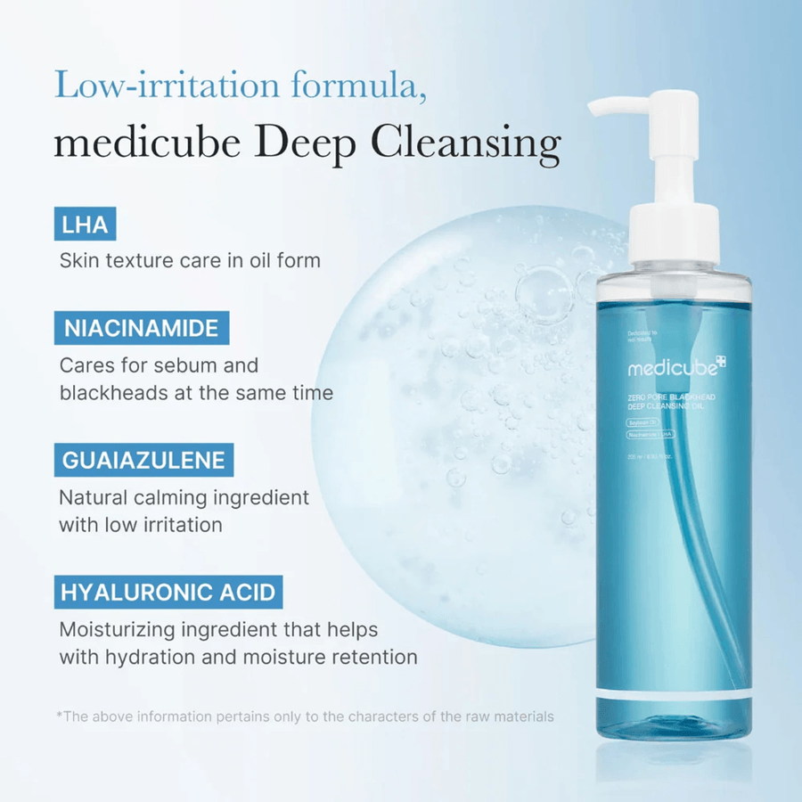 Zero Pore Blackhead Deep Cleansing Oil 205ml