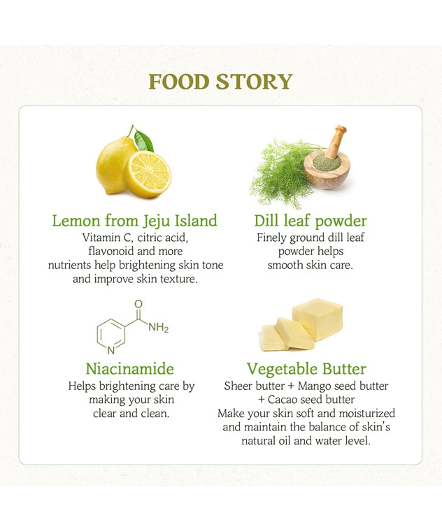 Lemon Dill Butter Food Mask 120g