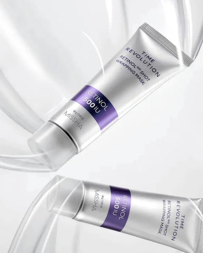 Time Revolution Retinol 500 Shot Wrapping Mask 80g