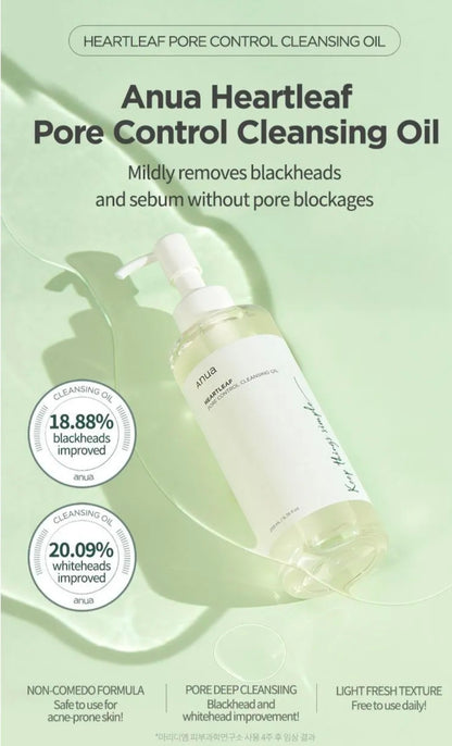 Heartleaf Pore Control Cleansing Oil 200 ml