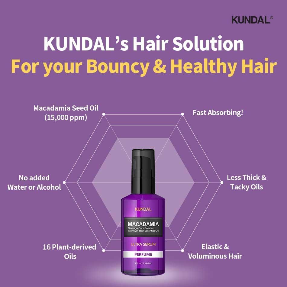 Macadamia Hair Serum, Amber Vanilla 100ml