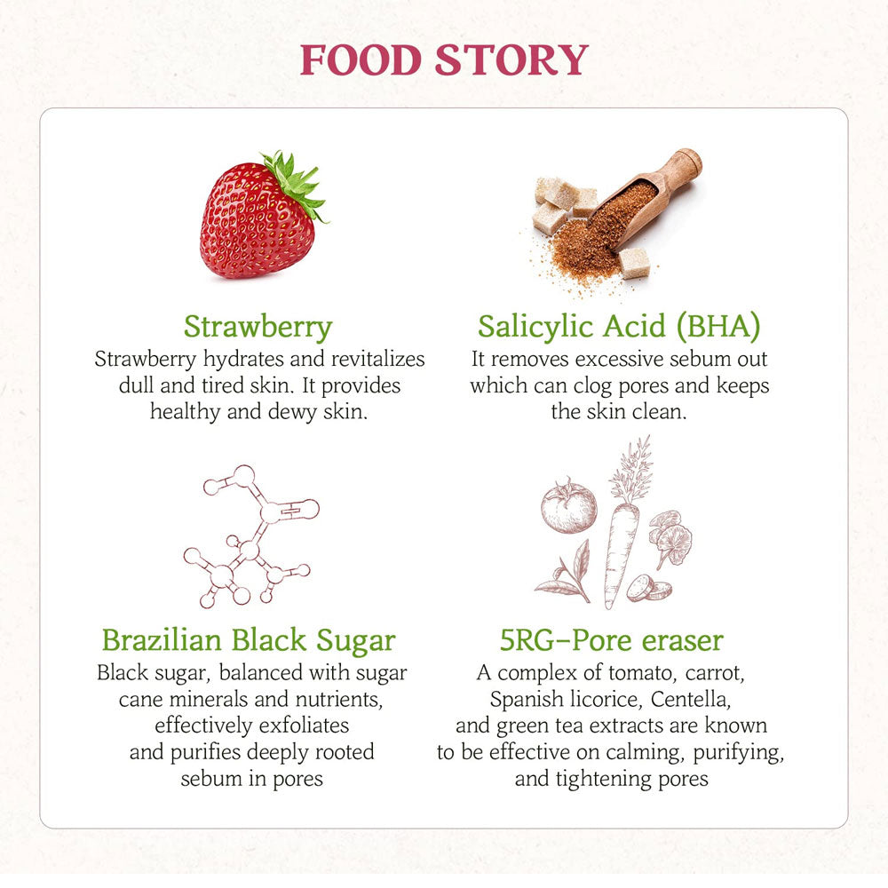 Food Mask Strawberry Sugar 120g