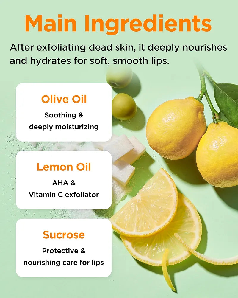 Lemon Sugar Scrub Lip Mask 20ml
