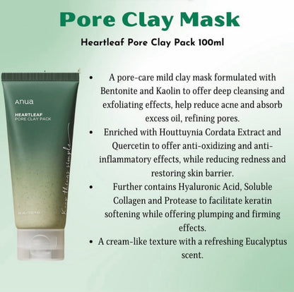 Heartleaf Pore Clay Pack 100ml