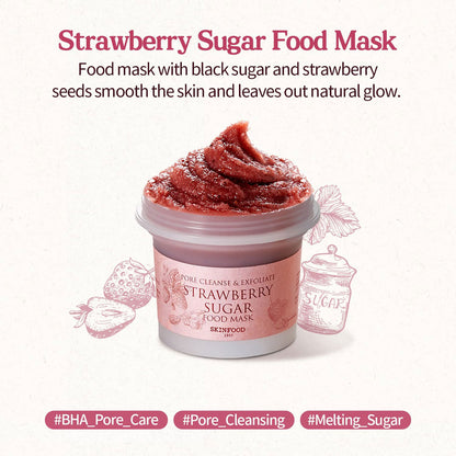 Food Mask Strawberry Sugar 120g