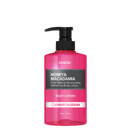 Honey & Macadamia Pure Body Lotion, Cherry Blossom 500ml
