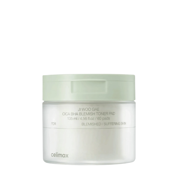 Ji Woo Gae Cica BHA Blemish Toner Pad 60pads