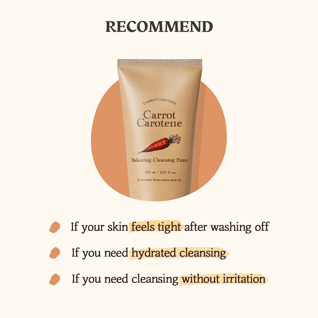 Carrot Carotene Balancing Cleansing Foam 150ml
