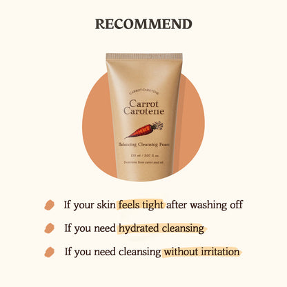 Carrot Carotene Balancing Cleansing Foam 150ml