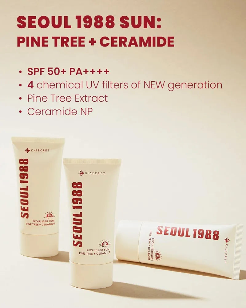SEOUL 1988 Sun: Pine Tree + Ceramide SPF50+ PA++++ 50ml