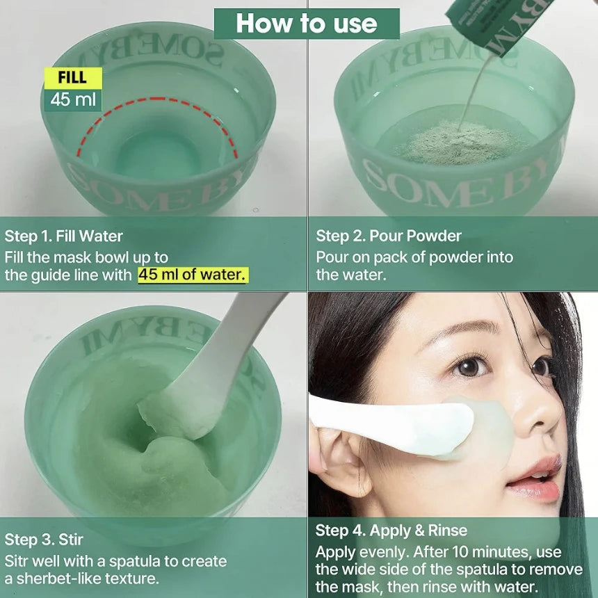 PDRN Spirulina Soothing Sherbet Mask