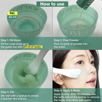 PDRN Spirulina Soothing Sherbet Mask