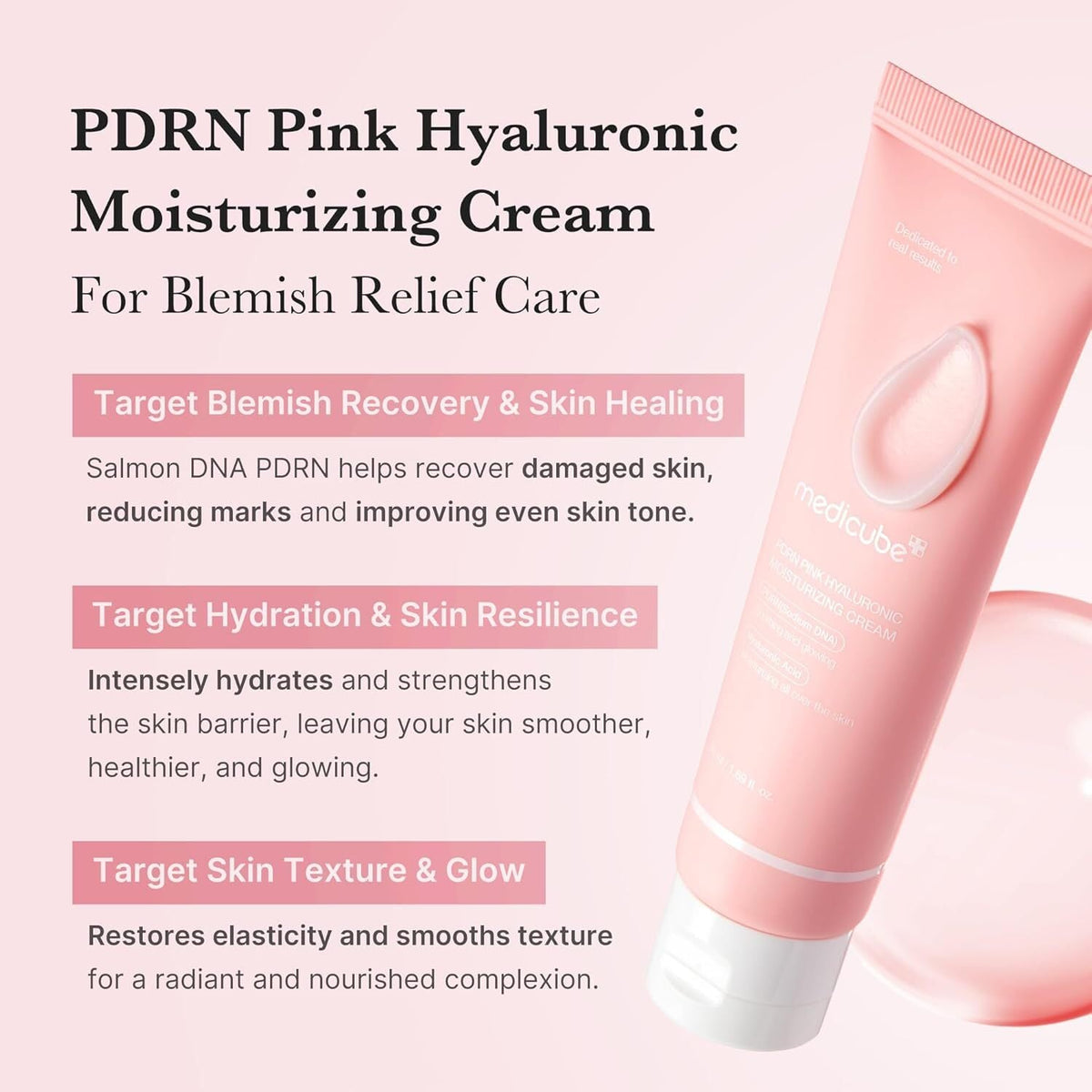 PDRN Pink Hyaluronic Moisturizing Cream 50ml